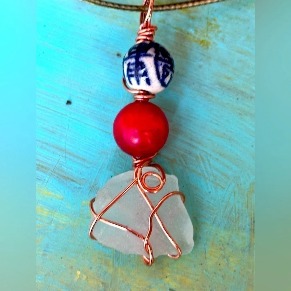 Handmade sea glass